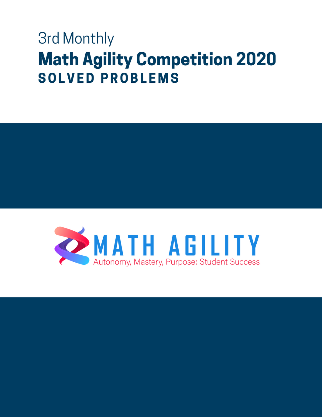 3rd Math Agility Competition 2020 Solved Problems